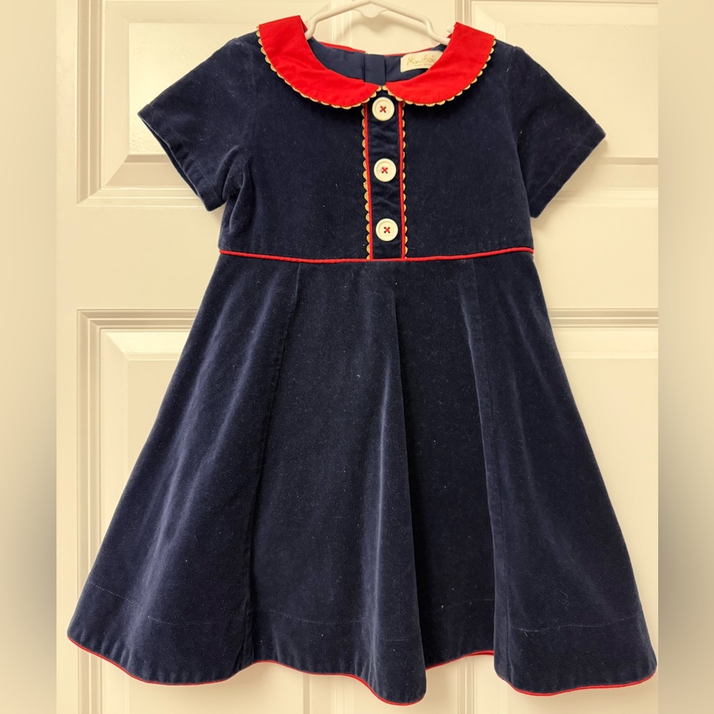 Mini Boden 3/4 Velvet dress